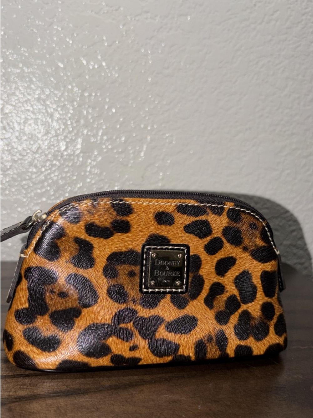 Dooney & Bourke Leopard Cosmetic Pouch